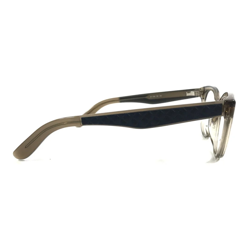 Bottega Veneta Eyeglasses Frame B.V. 306 TIE Transparent Woven Leather 50-19-140